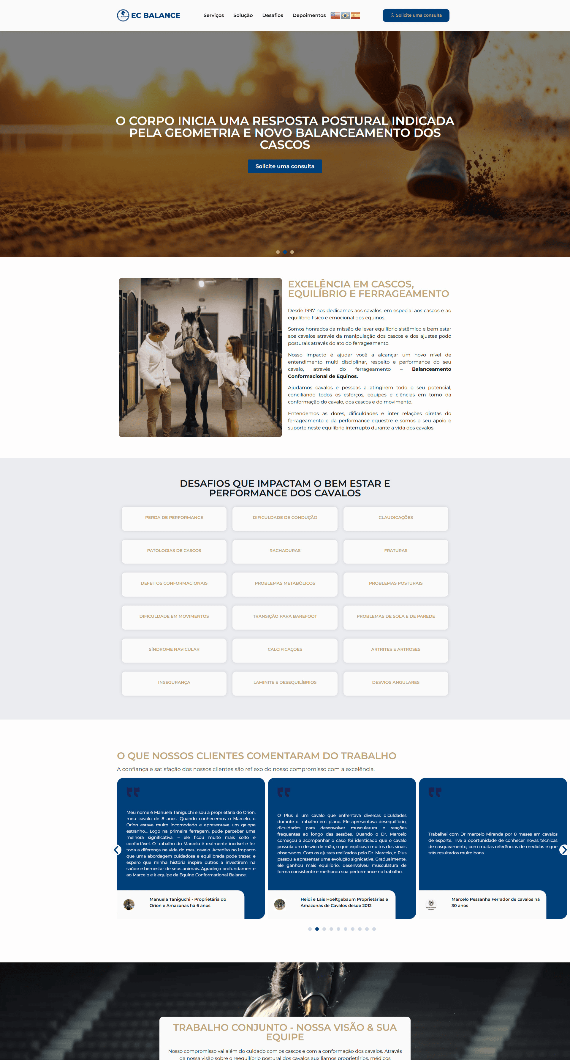 EC Balance - Landing Page