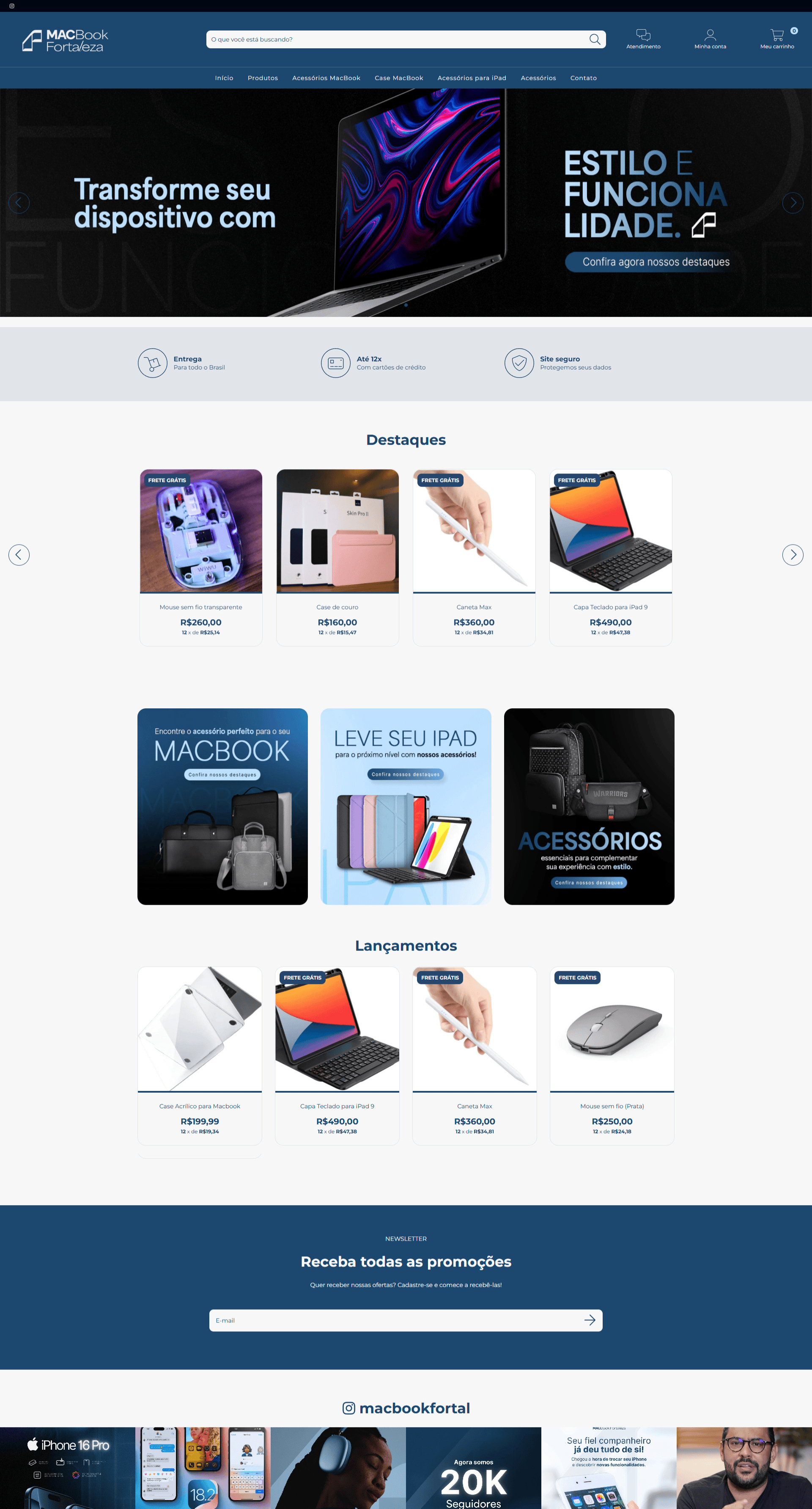 Macbook Fortaleza - Loja Virtual